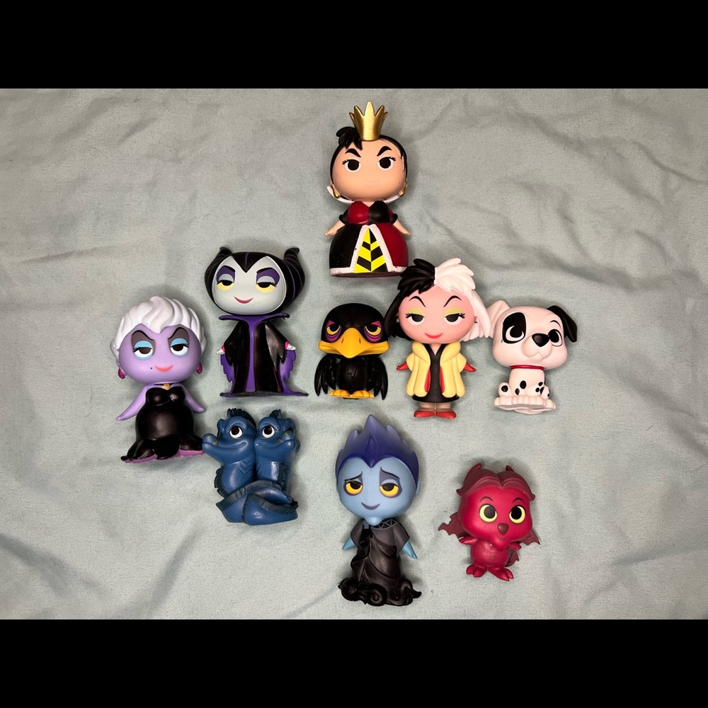 Disney Villians and Companions Funko Mystery Mini Lot